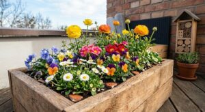 co mozna posadzic w marcu na balkonie