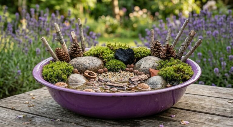 czym wyłożyć poidełko dla owadów