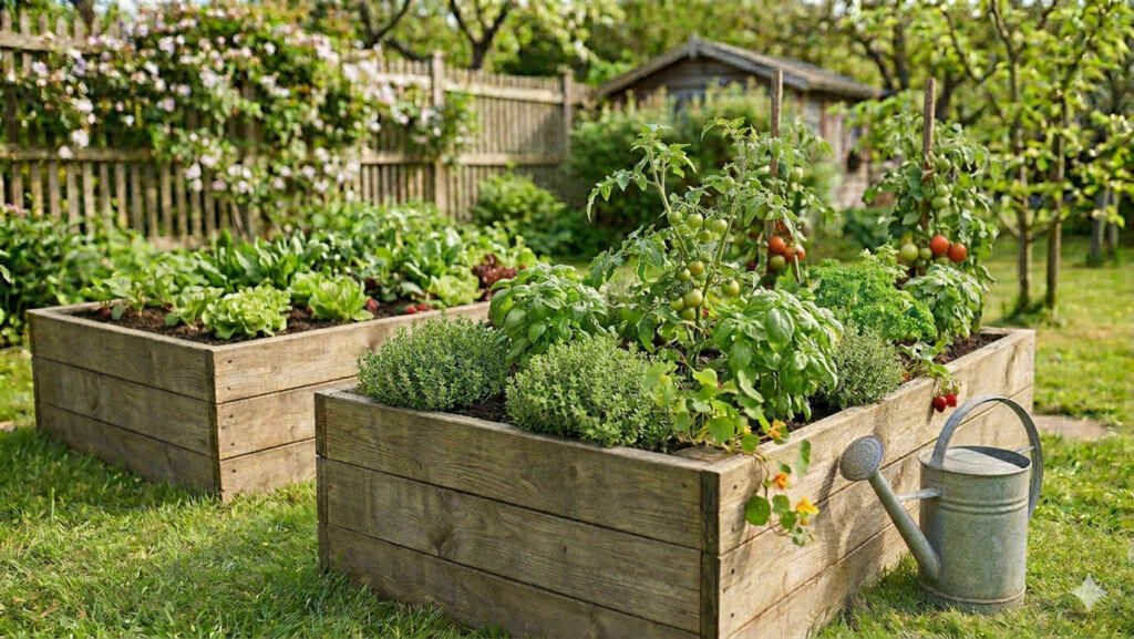zalety uprawy w podwyższonych grządkach, uprawa warzyw w skrzyniach korzyści, uprawa współrzędna w podwyższonych grządkach, dlaczego warto mieć podwyższone grządki, grządki podwyższone czy warto, grządki podwyższone a kręgosłup, szybsze nagrzewanie się gleby wiosną